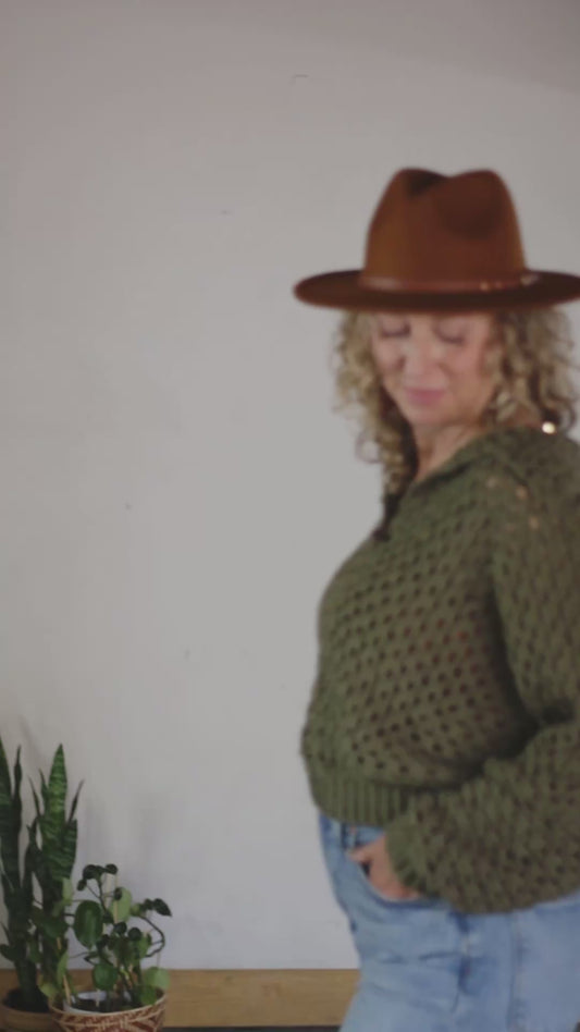 The Moss Sweater Crochet Pattern