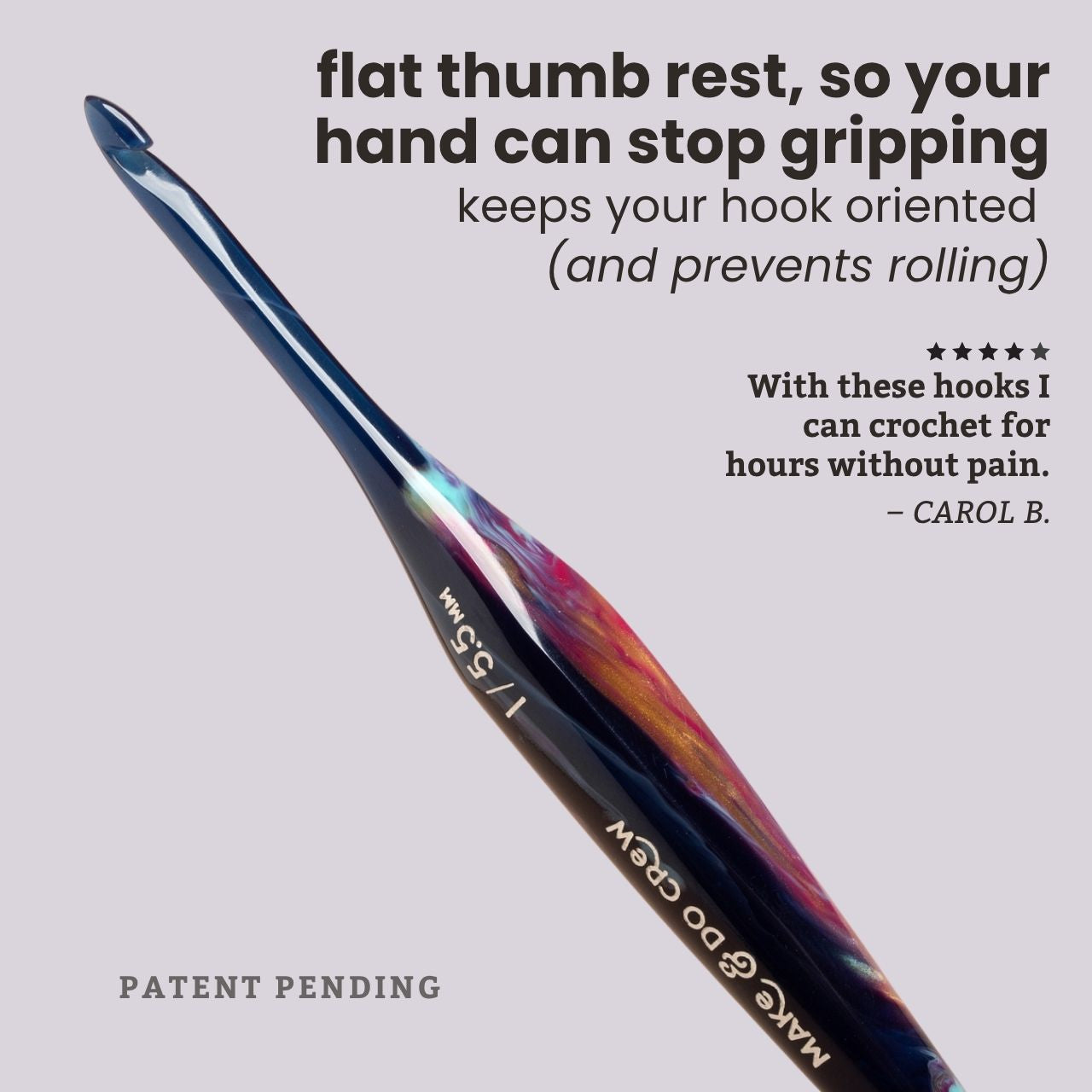 Limited Edition Resin Crochet Hooks
