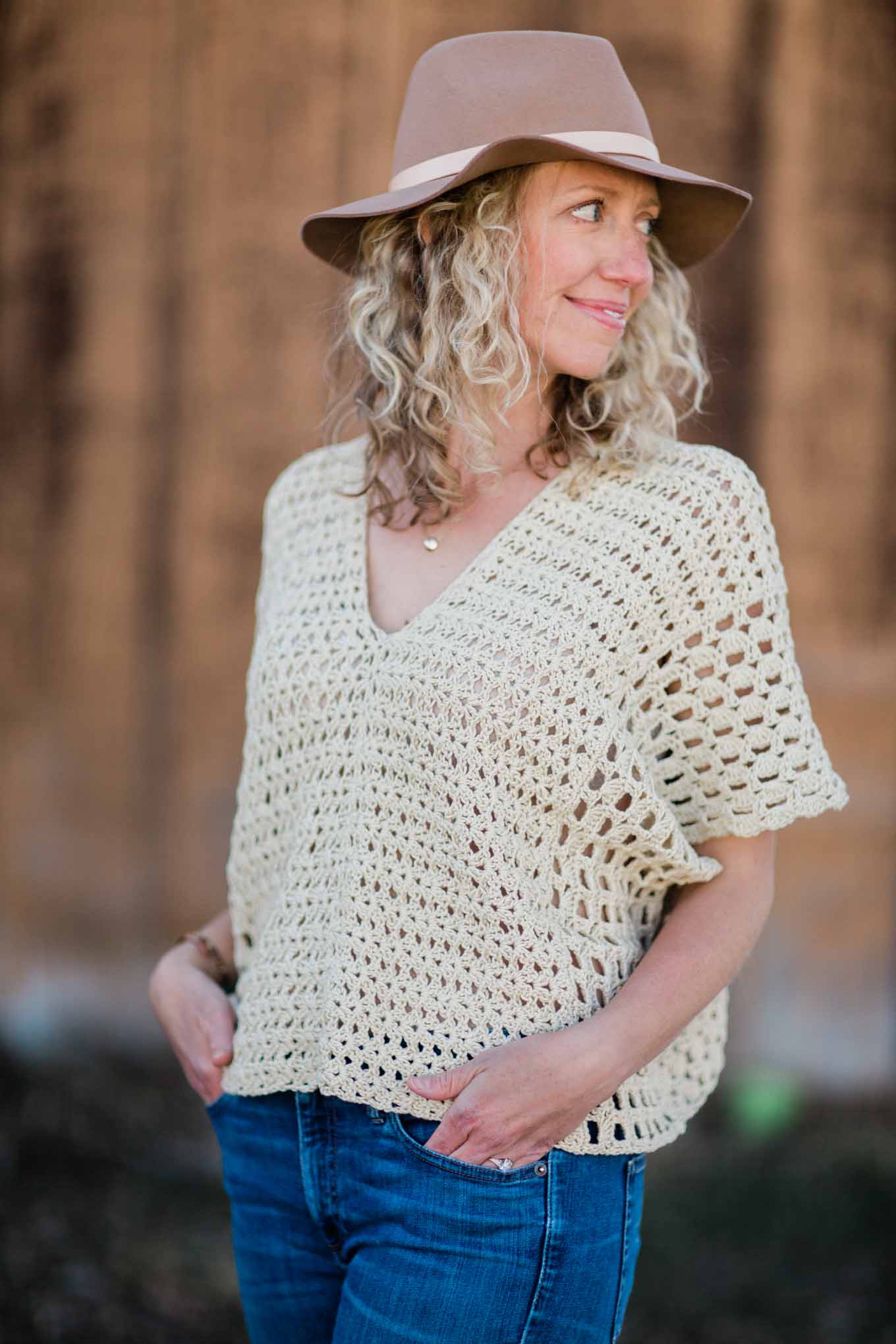 Saratoga Poncho Top Crochet Pattern