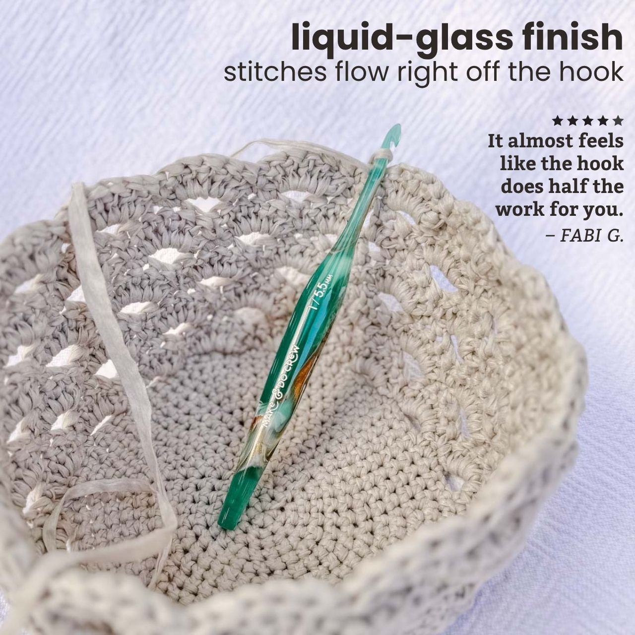 Limited Edition Resin Crochet Hooks