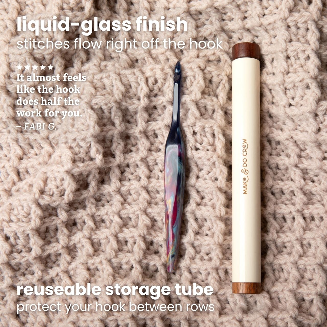 Limited Edition Resin Crochet Hooks