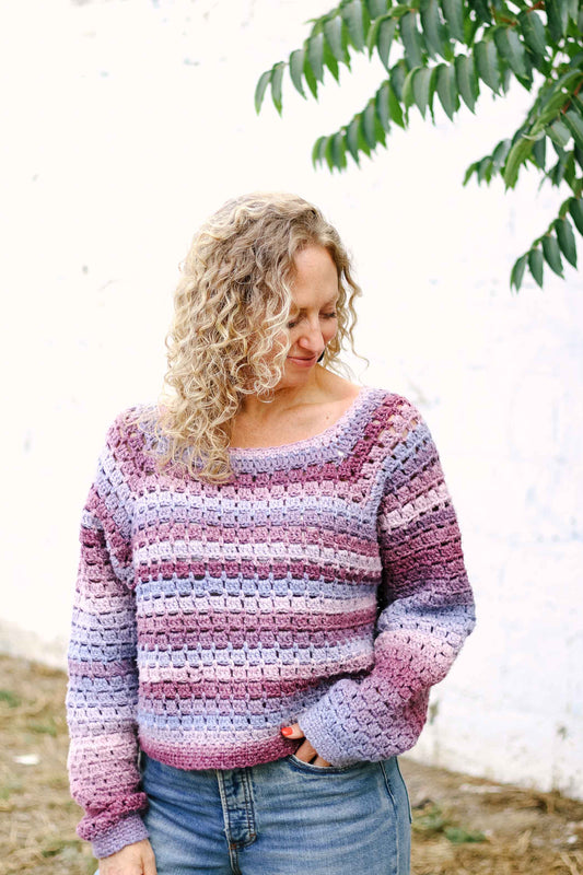 Cobblestone Raglan Crochet Pattern