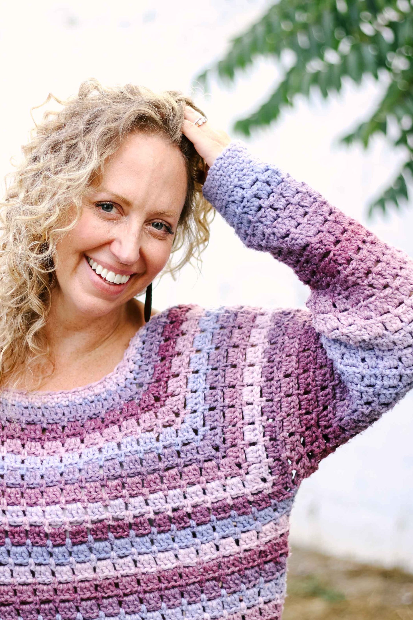 Cobblestone Raglan Crochet Pattern