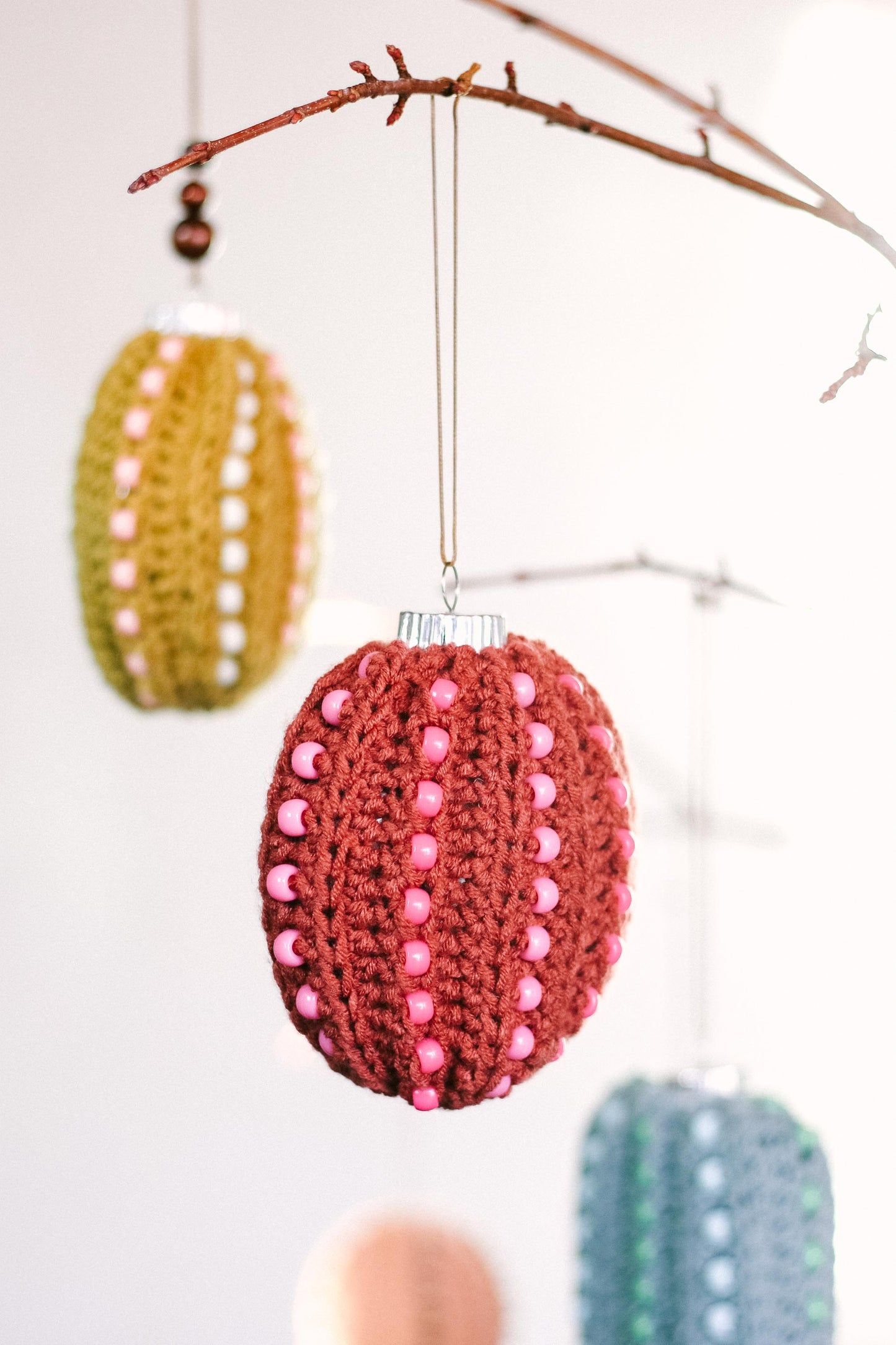 Beads and Baubles Ornaments Crochet Pattern