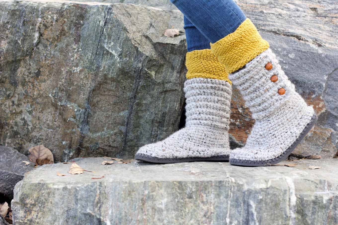 Cabin Boots Crochet Pattern