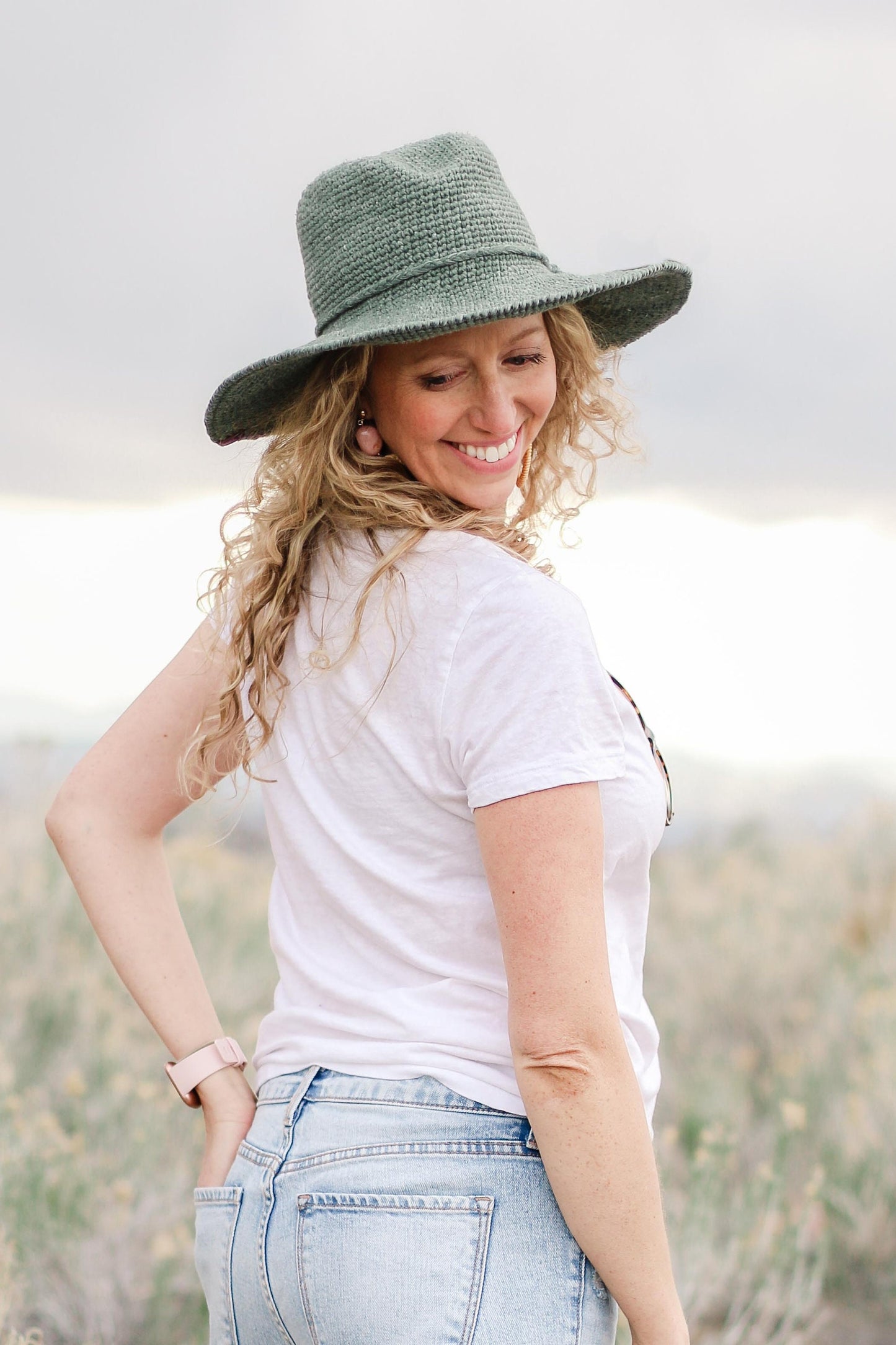 Cleo Wide Brim Fedora Crochet Pattern
