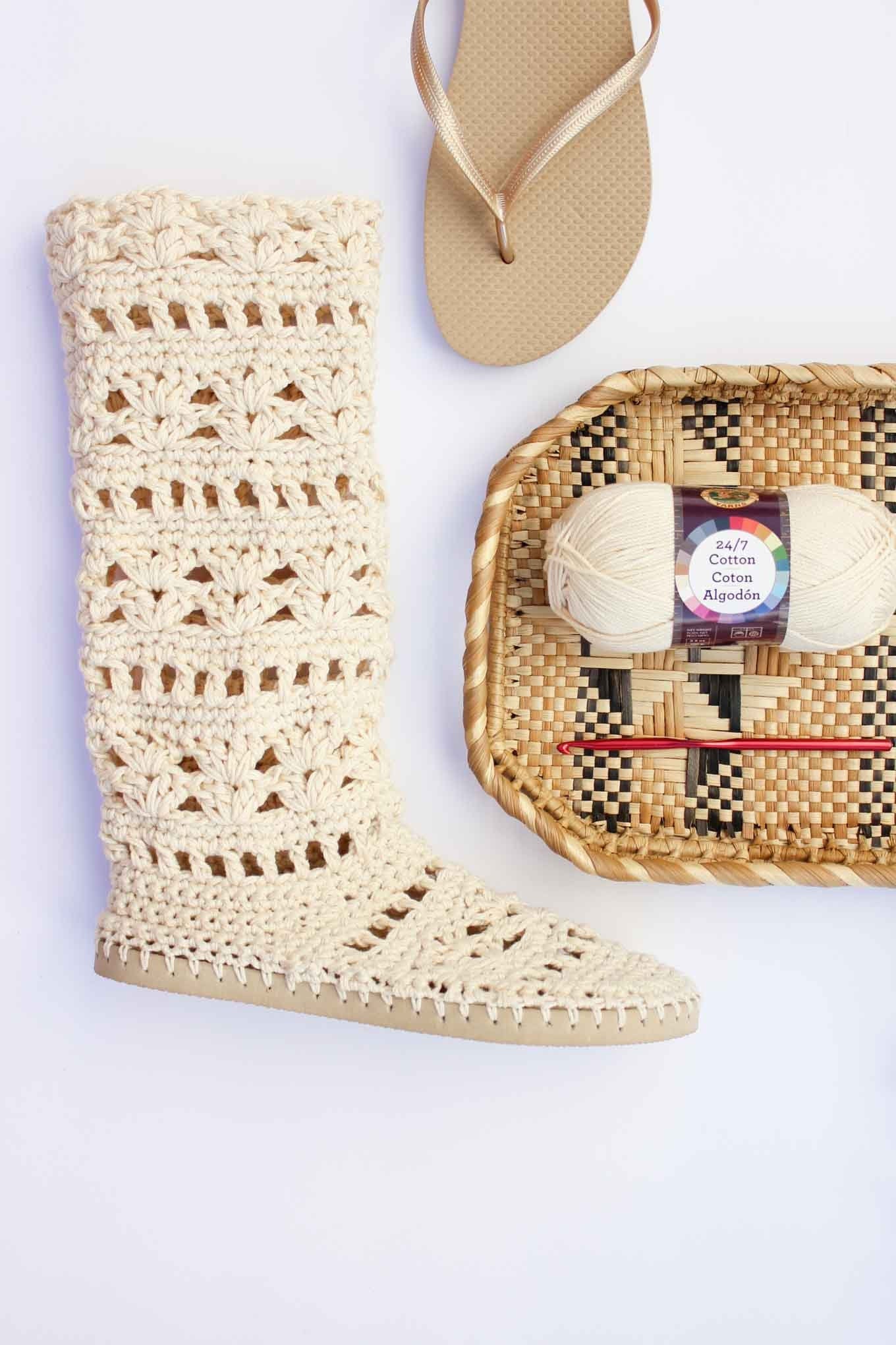 Coachella Boots Crochet Pattern