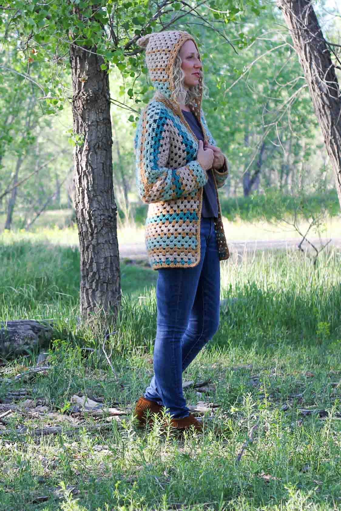 Campfire Cardigan Crochet Pattern