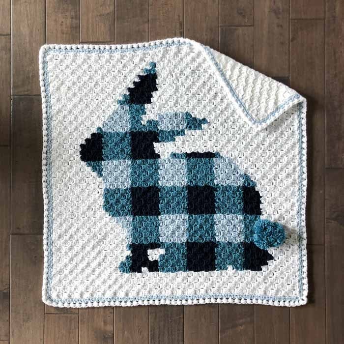C2C Bunny Blanket Sweater Crochet Pattern