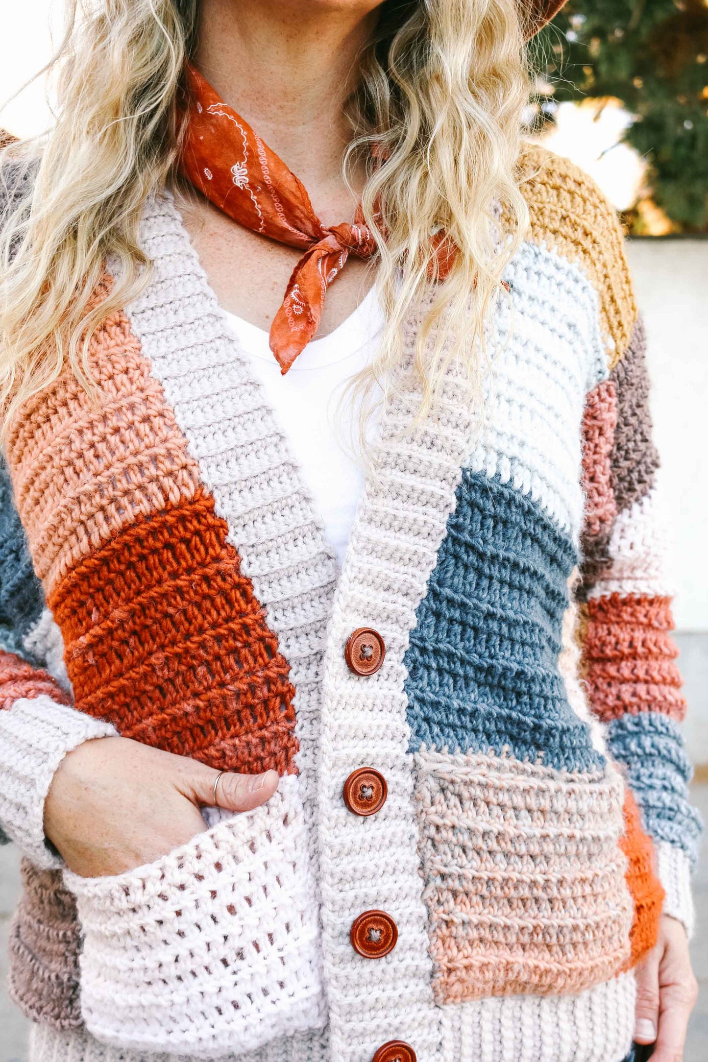 Patchwork Party Cardigan Crochet Pattern