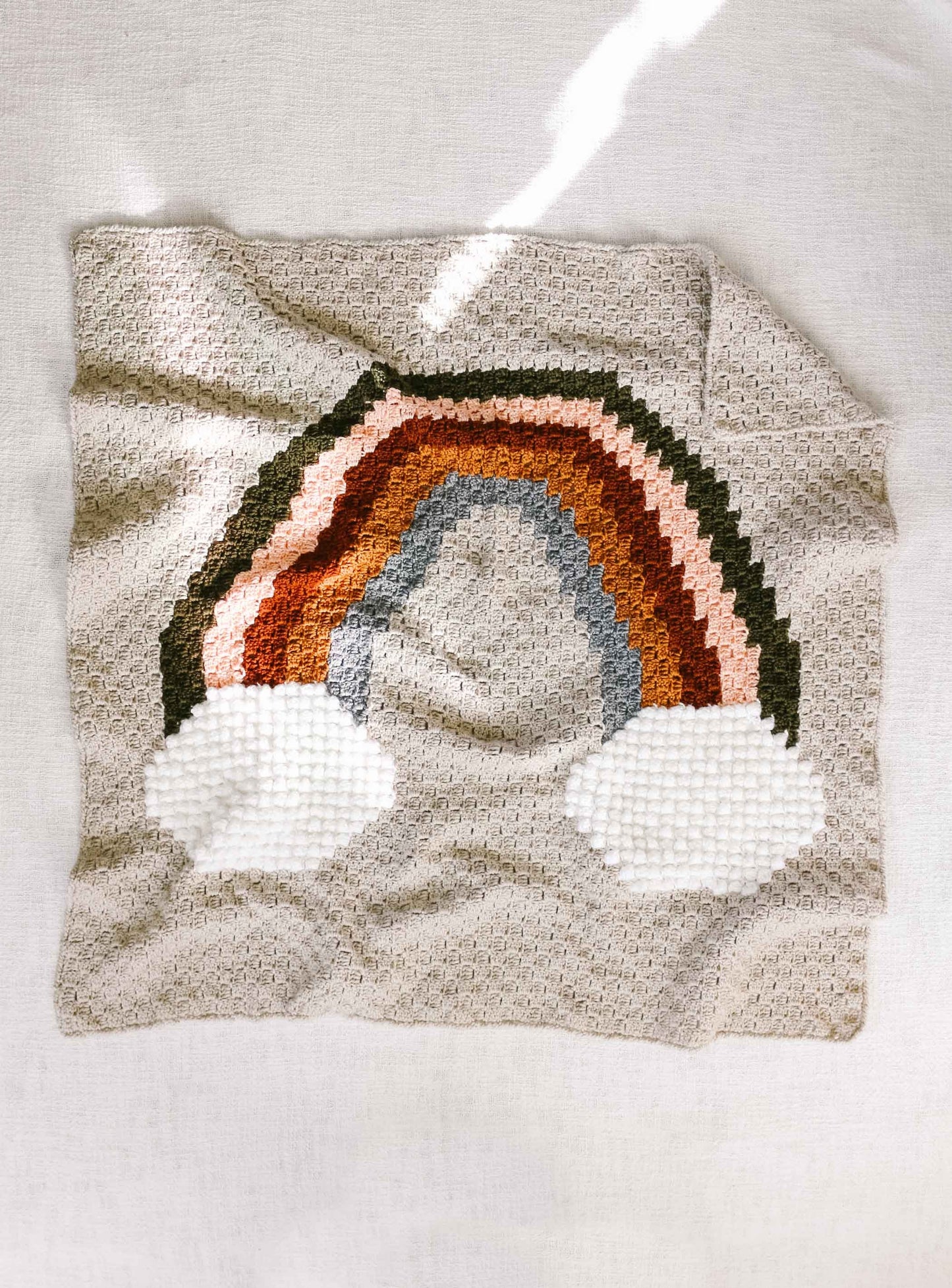 Over the Rainbow Crochet Blanket Pattern
