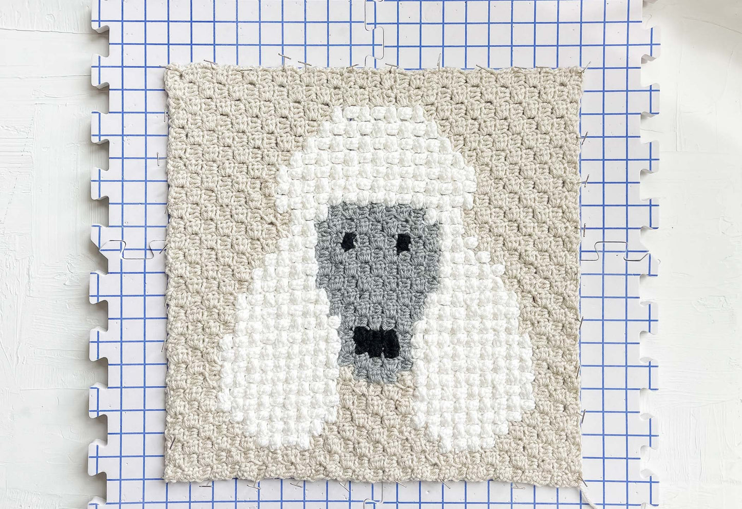 Poodle Dog Blanket Crochet Pattern