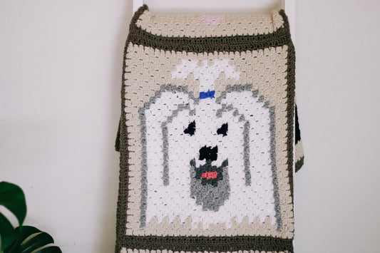 Havanese / Maltese Dog Blanket C2C Crochet Pattern