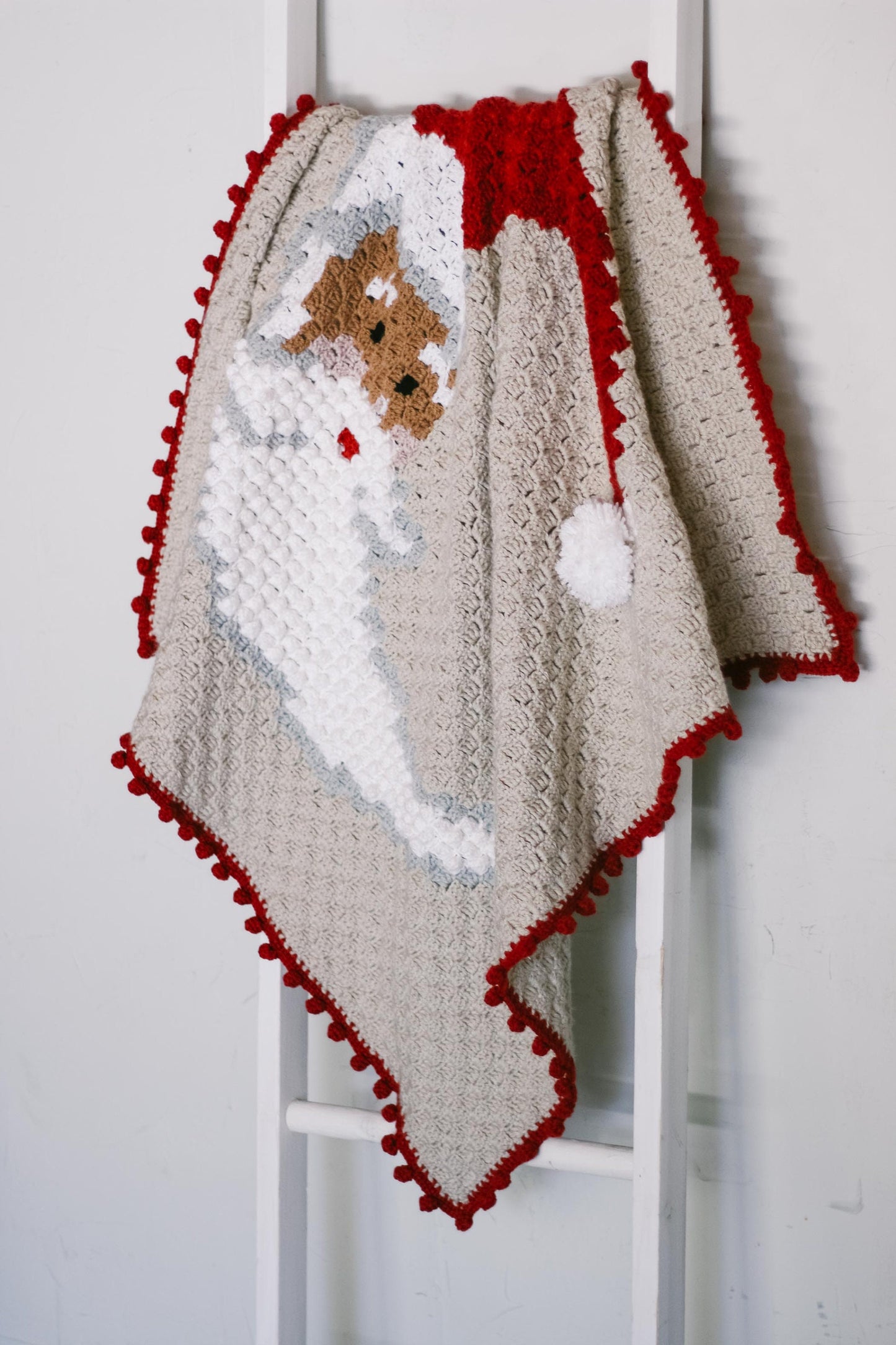 Jolly Old St. Nick Blanket Crochet Pattern
