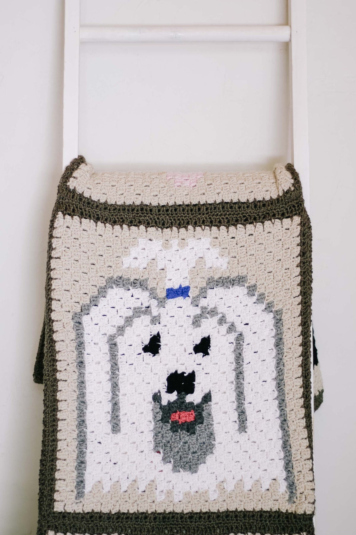 Havanese / Maltese Dog Blanket C2C Crochet Pattern