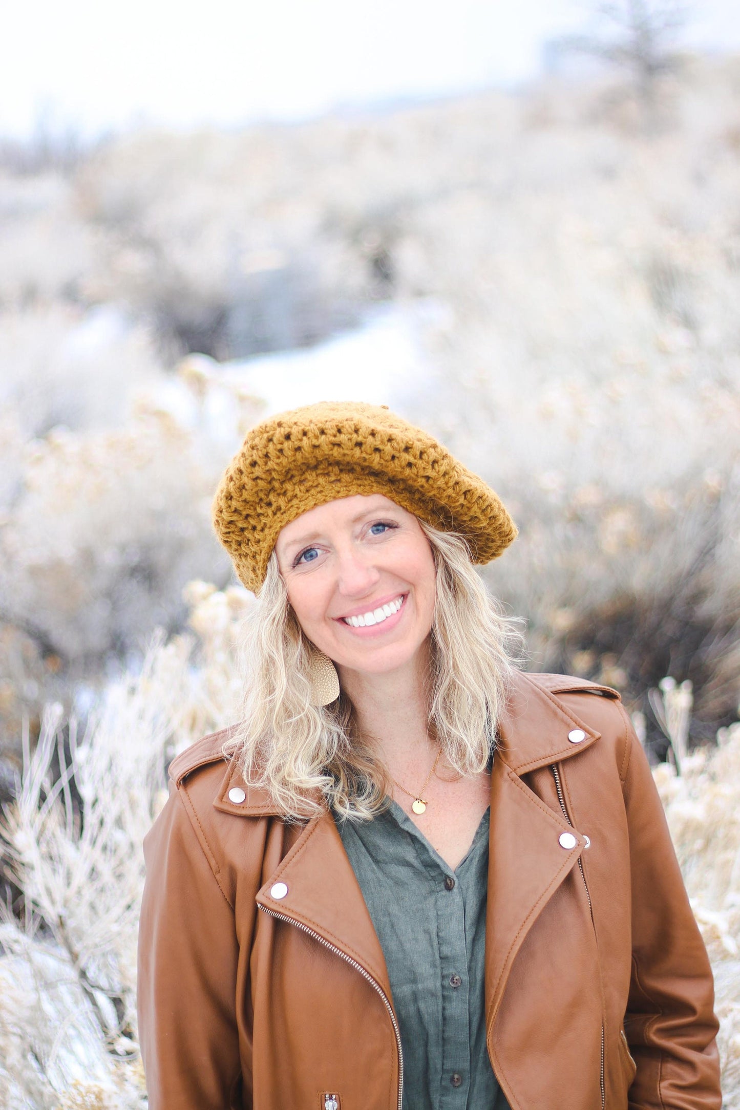 Crochet All Day Beret Crochet Pattern